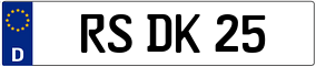 Truck License Plate